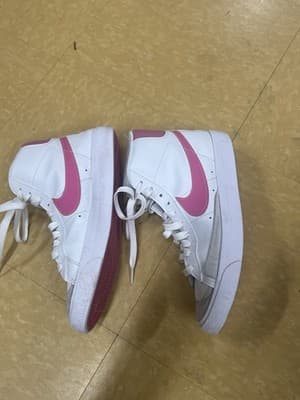 Nike Blazer Mid 77 Summit White Pinksicle Pink DA4086-118 Size 6.5Y - Thumbnail 4
