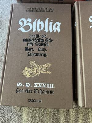 The Luther Bible of 1534 Complete Facsimile Edition in Slipcase Lucas Cranach - Thumbnail 6