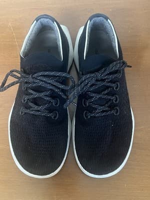 Allbirds Shoes Mens Sz 10 Tree Dasher 2 Running Sneakers Black Lace Up Low TD2