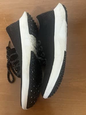 Allbirds Shoes Mens Sz 10 Tree Dasher 2 Running Sneakers Black Lace Up Low TD2 - Thumbnail 4