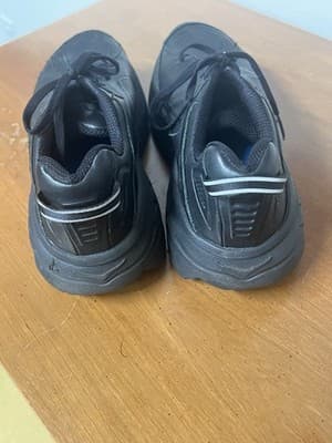 Hoka M Bondi LTR Black Leather Running Shoes Men's Size 10 - 1019496 BLK - Thumbnail 5