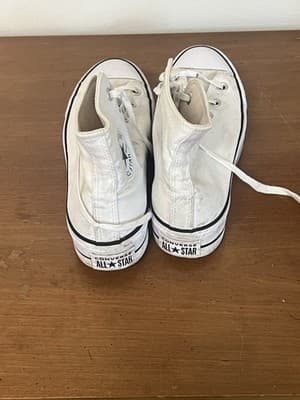 RARE🔥 Sz 7.5 Converse Chuck Taylor All Star Platform Hi Canvas Shoes 560846C - Thumbnail 4