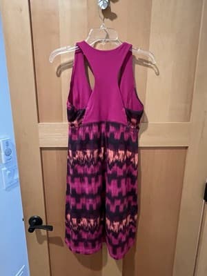 The North Face Sleeveless Racerback Stretch Athletic Dress Size medium Pink - Thumbnail 3