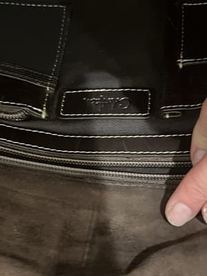 COLE HAAN Heavy Leather Briefcase / Messenger Bag - Thumbnail 8