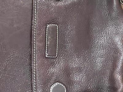 COLE HAAN Heavy Leather Briefcase / Messenger Bag - Thumbnail 2