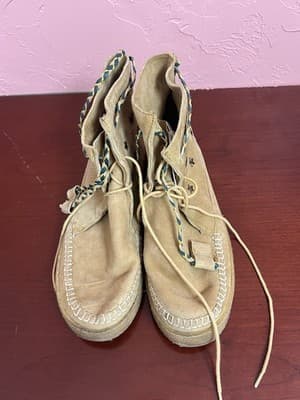 Free People Laidback London Argo Ankle Suede Stars Moccasins Cute 8.5/9 $220 - Thumbnail 3