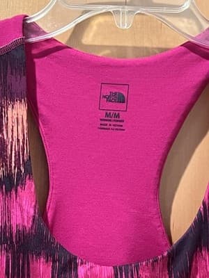 The North Face Sleeveless Racerback Stretch Athletic Dress Size medium Pink - Thumbnail 2