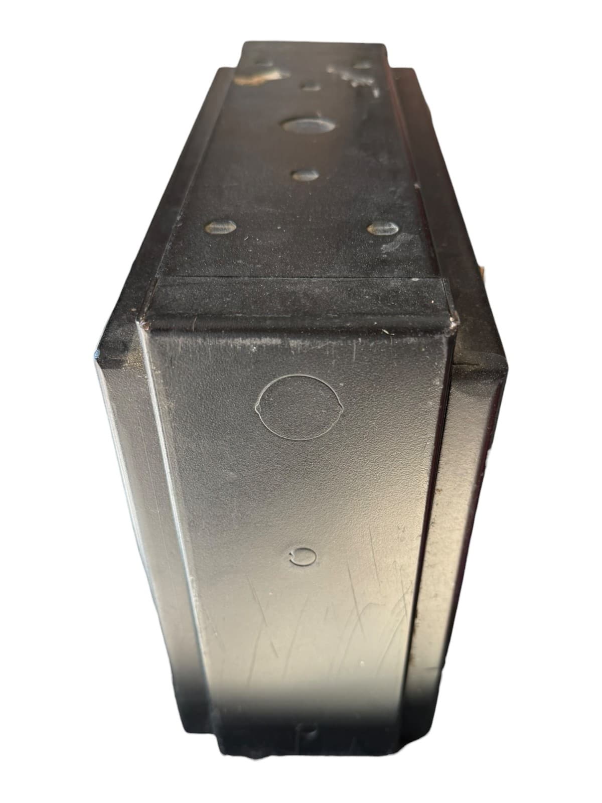 Vintage Lighted EXIT Sign Box Industrial Emergency Fixture Cast Metal - Thumbnail 2