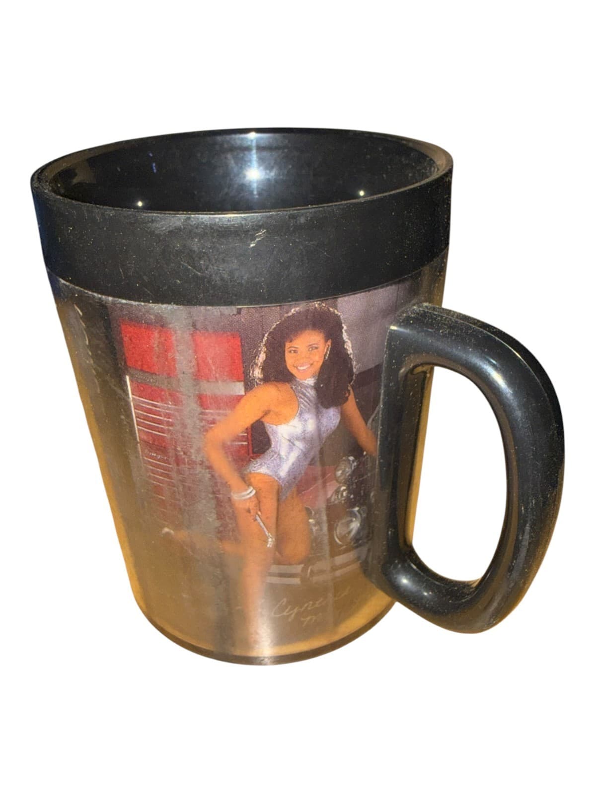 Vintage 1988 Snap-On Toolmate Edition Thermo-Serv Plastic Coffee Mug Black - Thumbnail 2