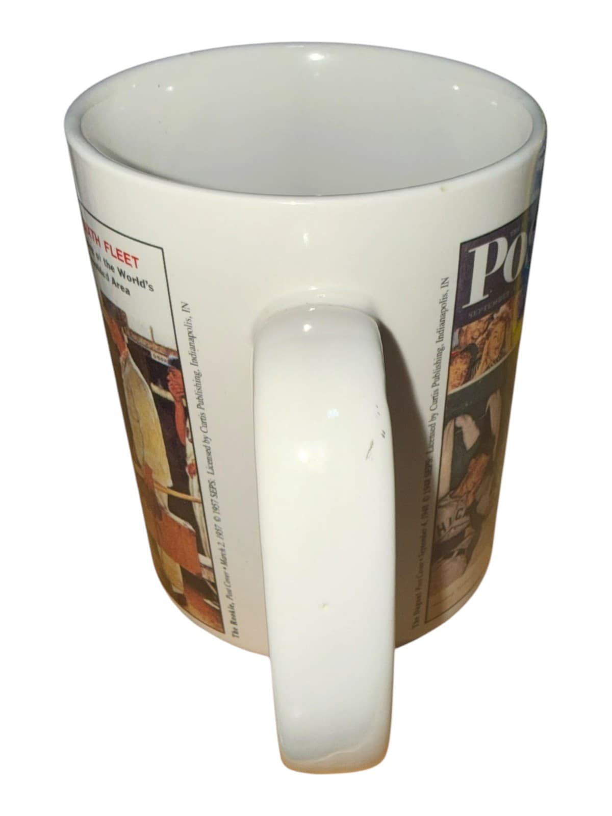 Vintage Norman Rockwell Baseball Coffee Mug - The Saturday Evening Post - Thumbnail 4