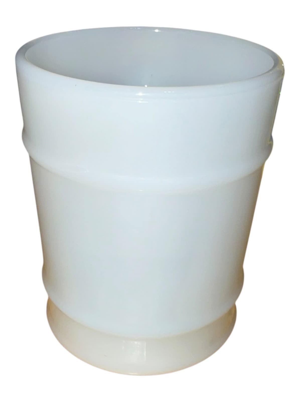 Vintage Anchor Hocking Fire King White Milk Glass Coffee Mug Cup - Thumbnail 3