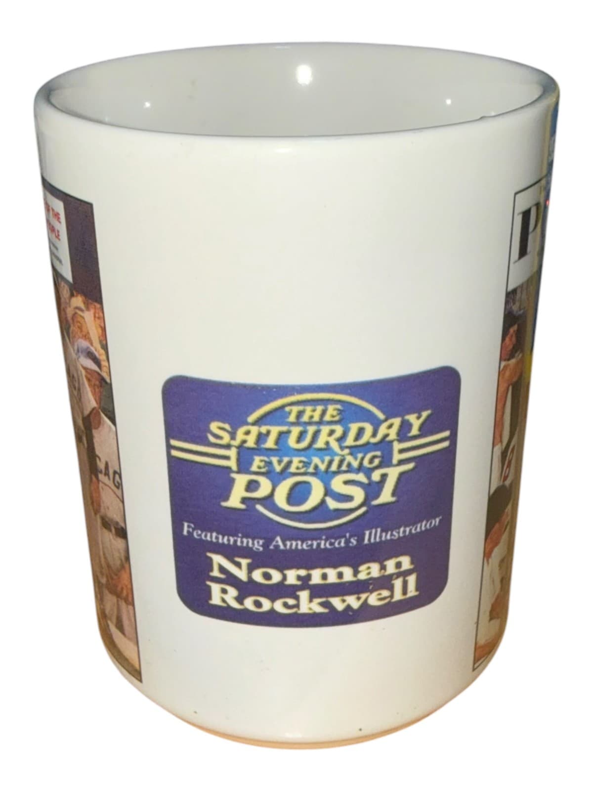 Vintage Norman Rockwell Baseball Coffee Mug - The Saturday Evening Post - Thumbnail 2