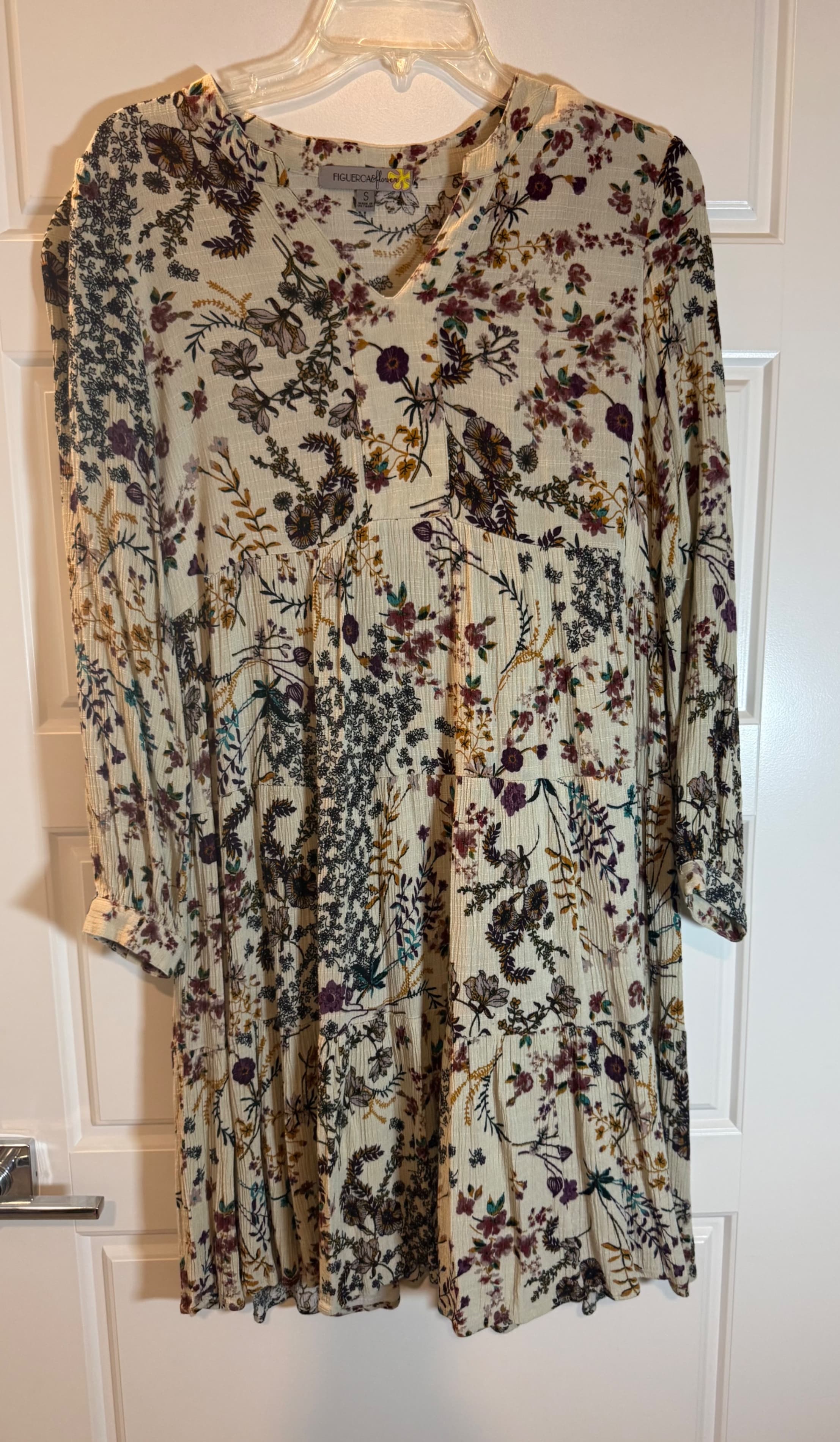 Figuroa & Forever Print Tunic dress Size M