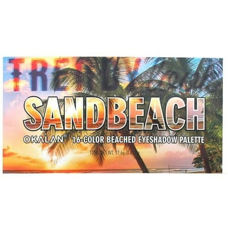 OKALAN Sandbeach 16 Color Shadow Palette E060