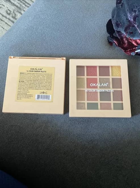 OKALAN Sandbeach 16 Color Shadow Palette E060 - Thumbnail 6
