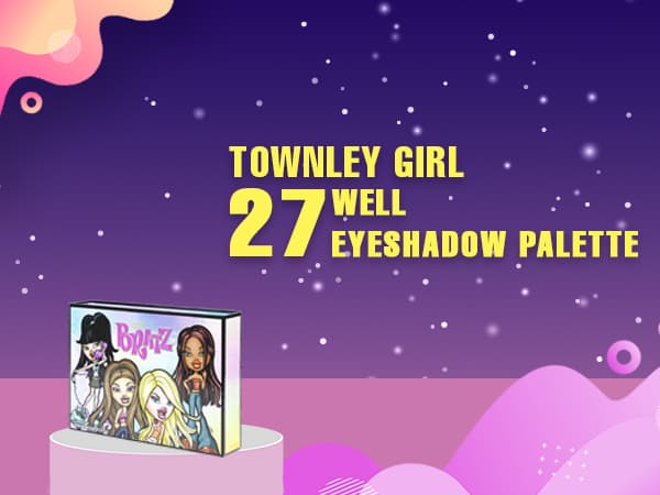 Bratz - Townley Girl 27 Eyeshadow Palette  Shimmery & Opaque Colors for Kids  Ages 3+ - Thumbnail 5
