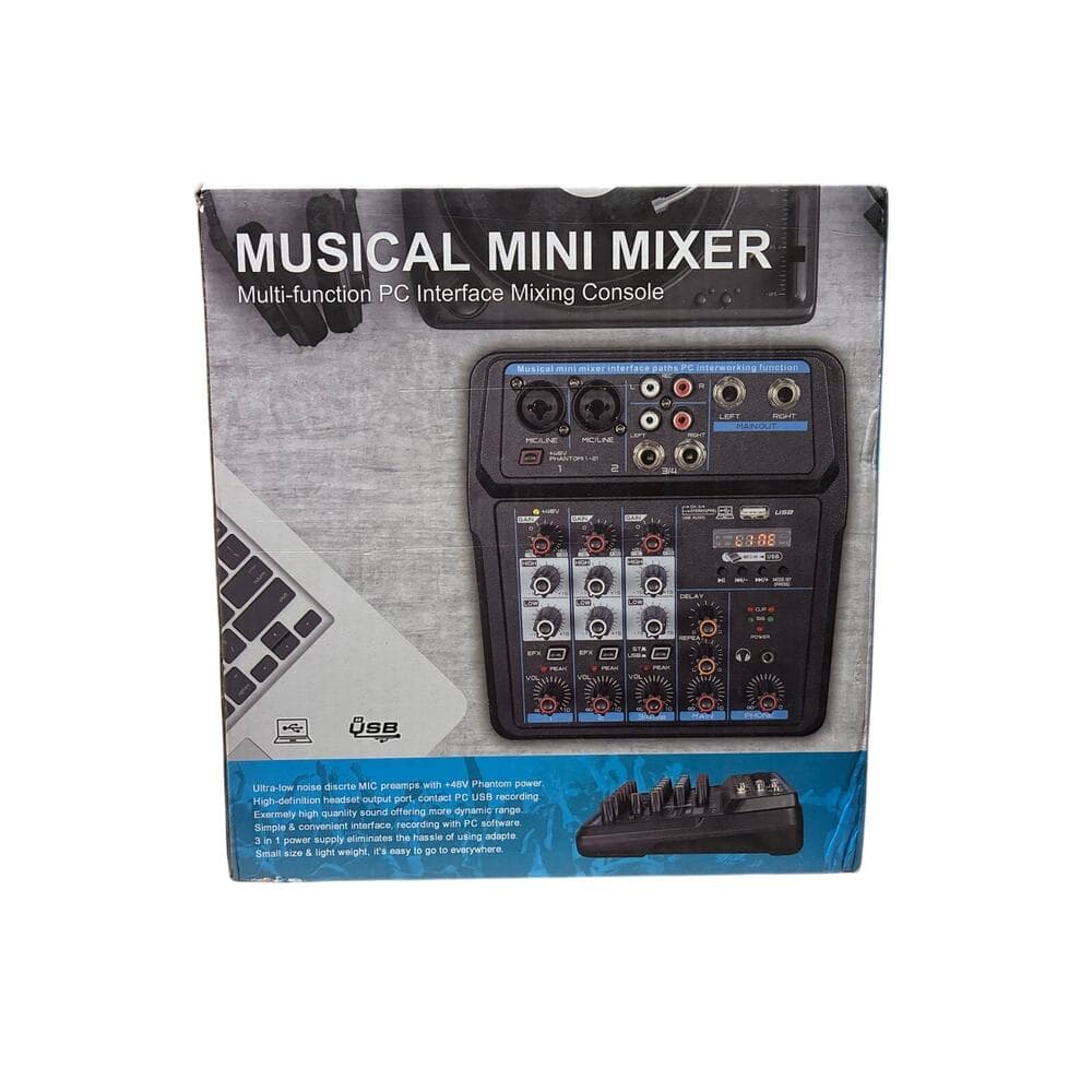 Depusheng U4 Professional 4-Channel Mixer - Thumbnail 7