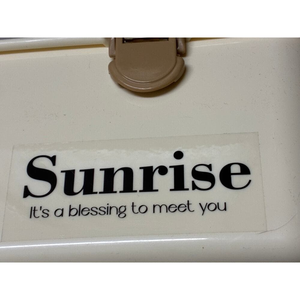 cream-colored plastic medicine storage box with a transparent lid - Thumbnail 3