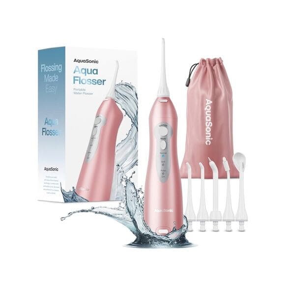 AquaSonic Water Flosser -Cordless Rechargeable Water Flossers for Teeth Cleaning - Thumbnail 8