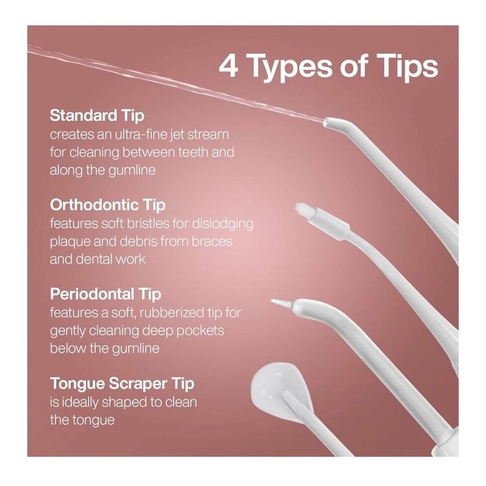 AquaSonic Water Flosser -Cordless Rechargeable Water Flossers for Teeth Cleaning - Thumbnail 5