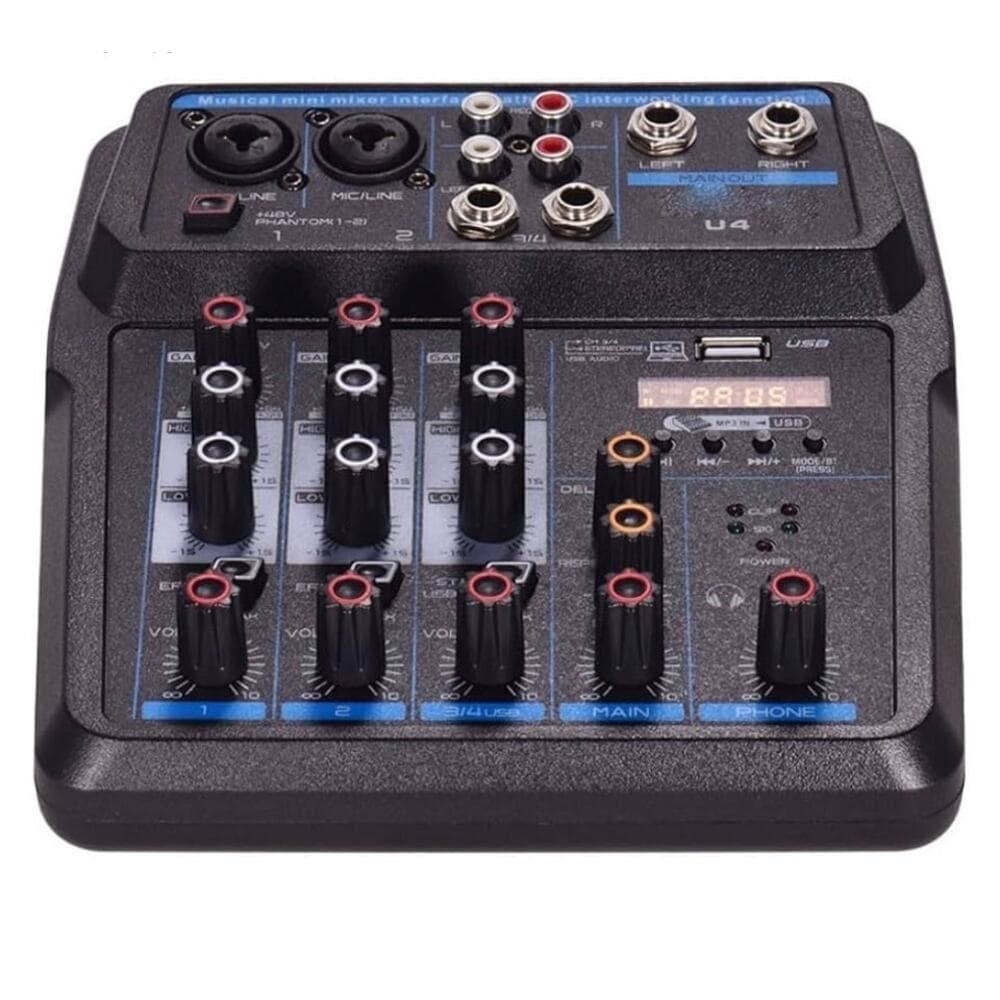 Depusheng U4 Professional 4-Channel Mixer - Thumbnail 3