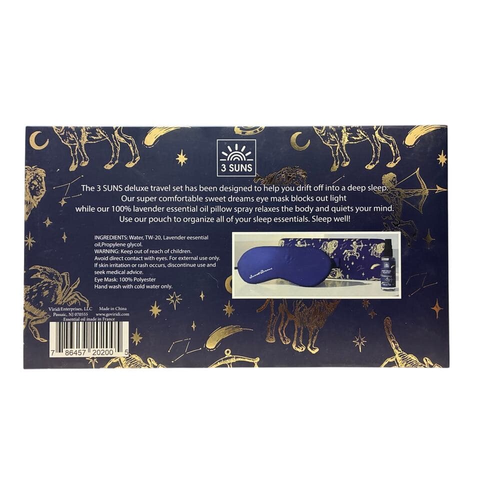 Silk Eye Sleep Mask Bundle Travel Pouch Case And Calming 1 ml Spray Pillow Mist