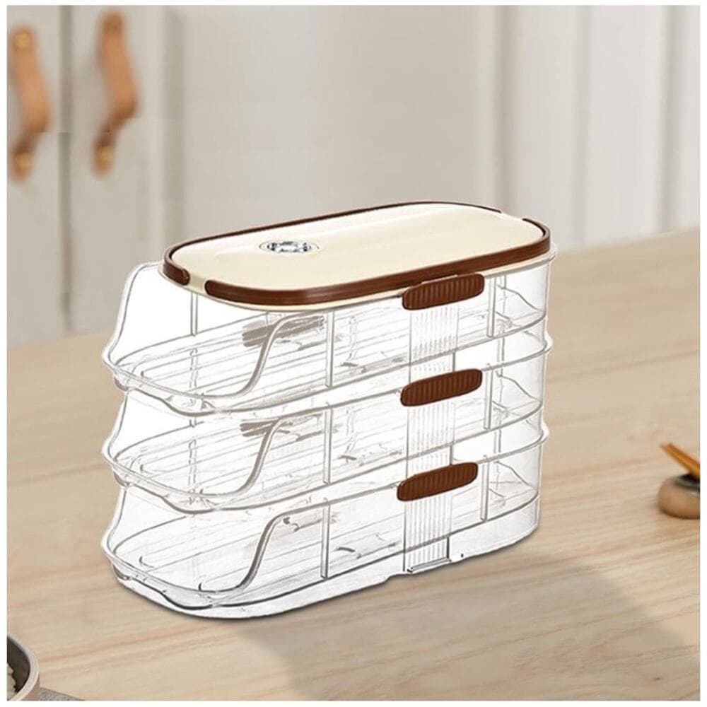 Automatic Egg Roller Organizer Egg Dispenser Auto Rolling Egg Tray Egg Rack