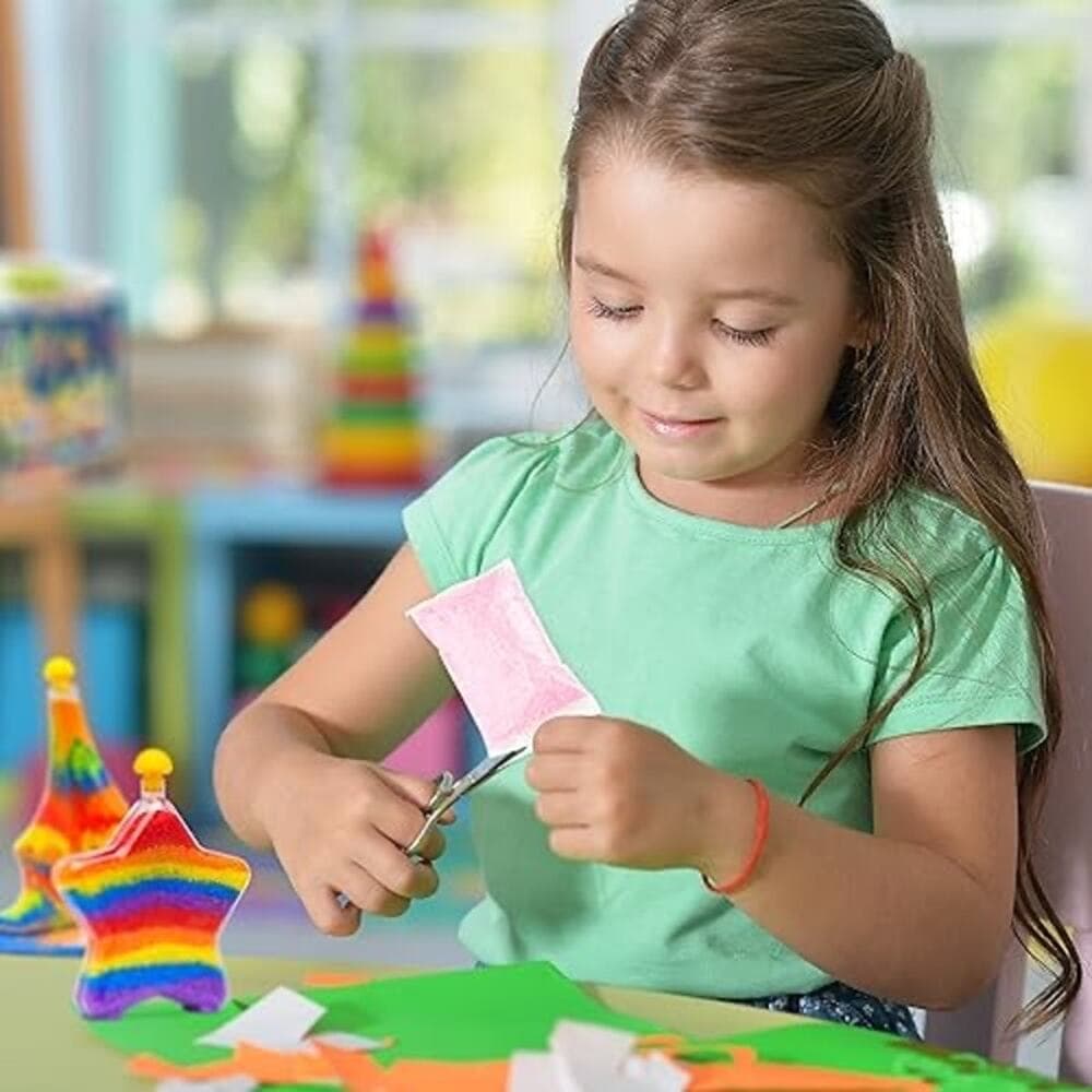 Sand Art Kit for Kids, Glow in the Dark Sand Art Bottles and Necklaces - Thumbnail 6