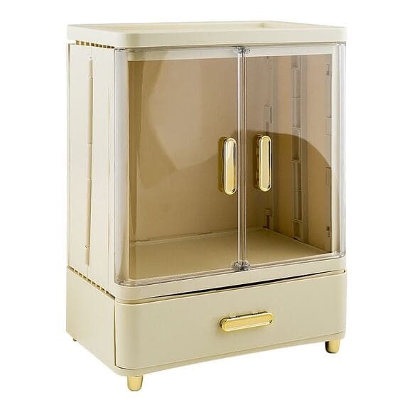 Foldable Vanity Cupboard Style Cosmetic Organizer - Thumbnail 5