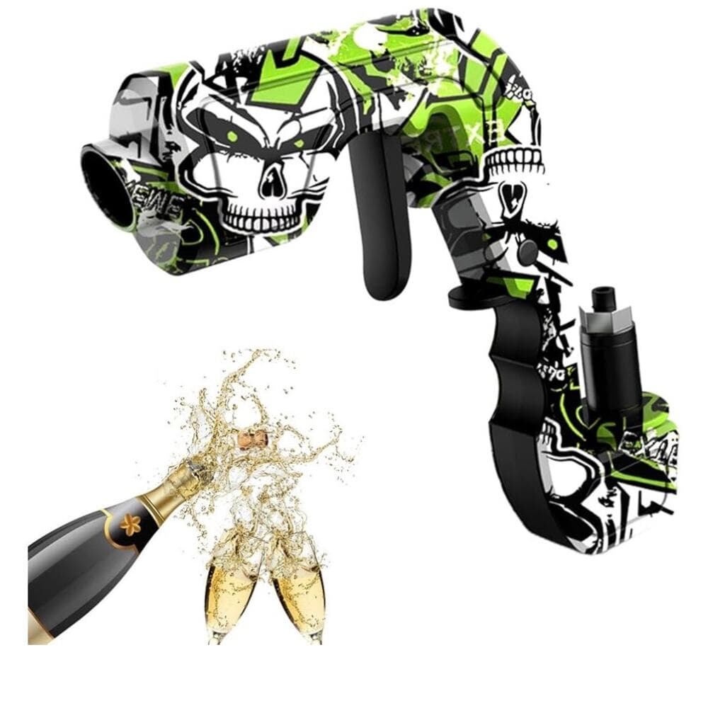 Champagne Beer Gun Adjustable Opener Alcohol Wine Bottle Stopper Shooter Props - Thumbnail 10
