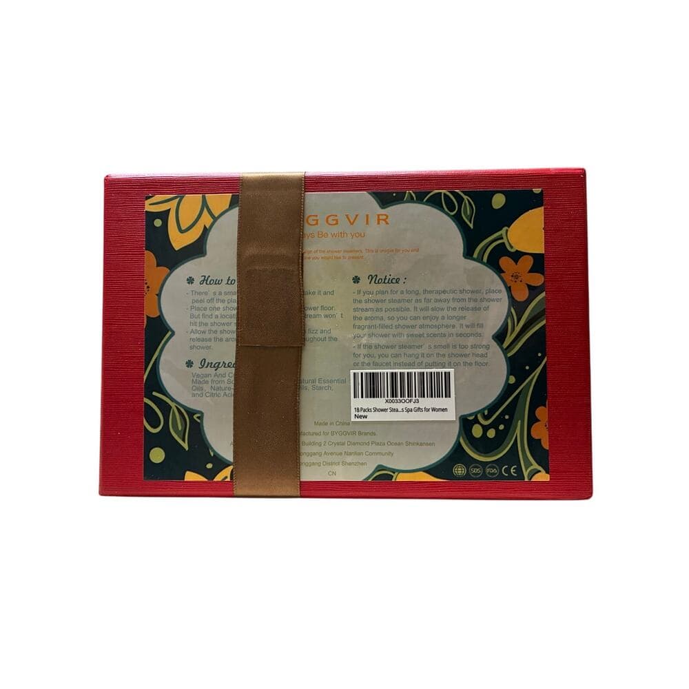 18 pack shower steam spa gift for womens byggvir