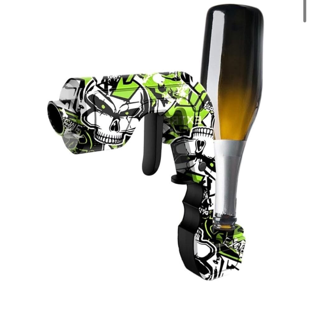 Champagne Beer Gun Adjustable Opener Alcohol Wine Bottle Stopper Shooter Props