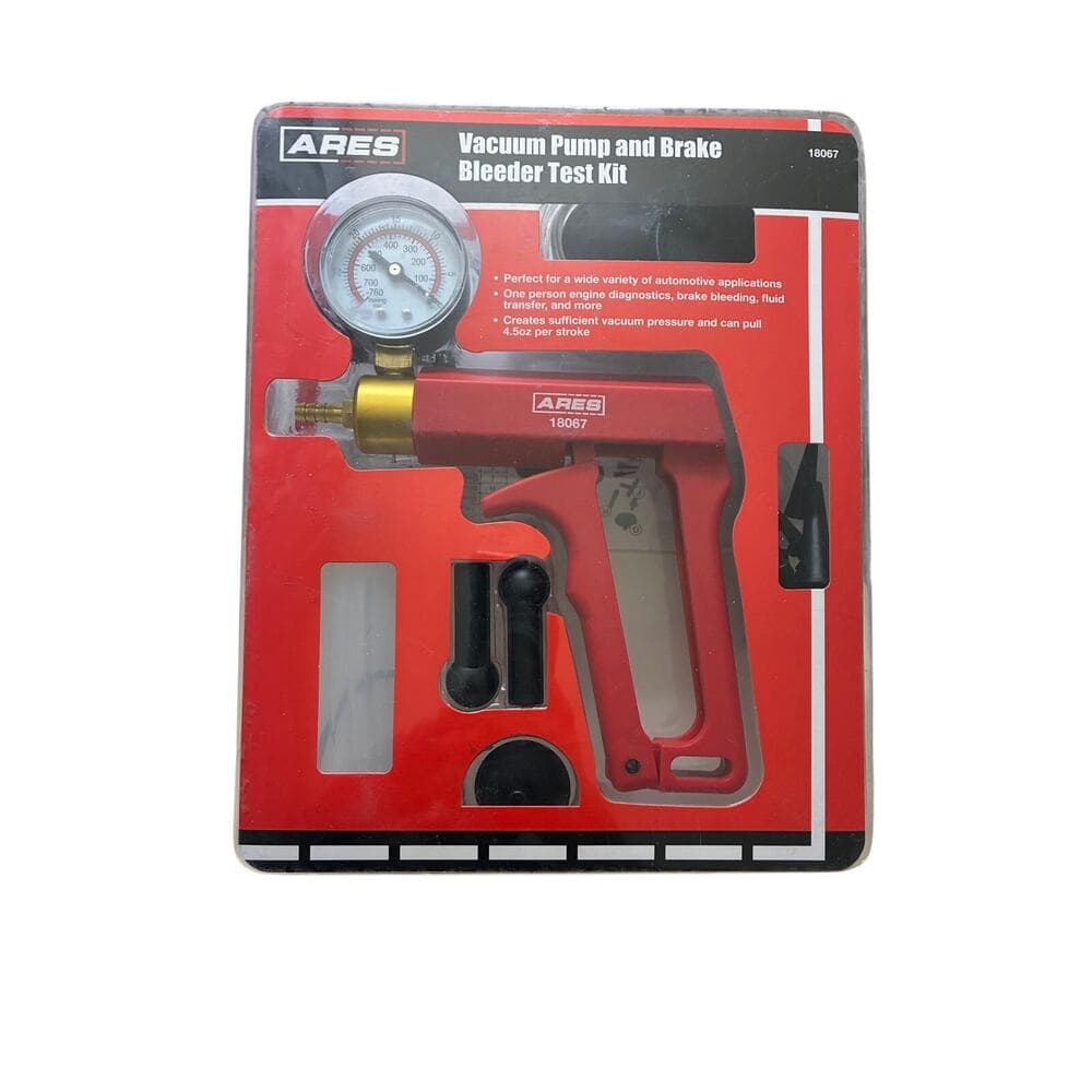 Ares Vacuum Pump And Brake Bleeder Test Kit
