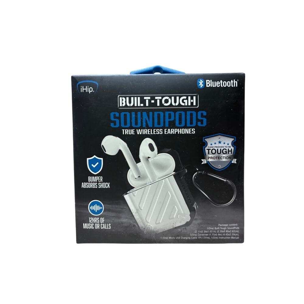 Built-Tough Sounds pods True Wireless Earphones New