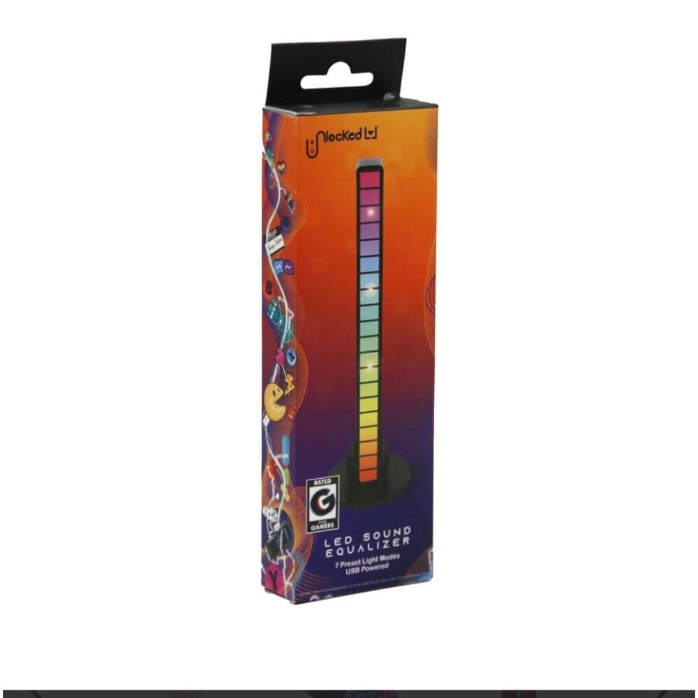 LED SOUND EQUALIZER Bar 7 Present Light Modes , USB Powered, Multi Colored Light - Thumbnail 5