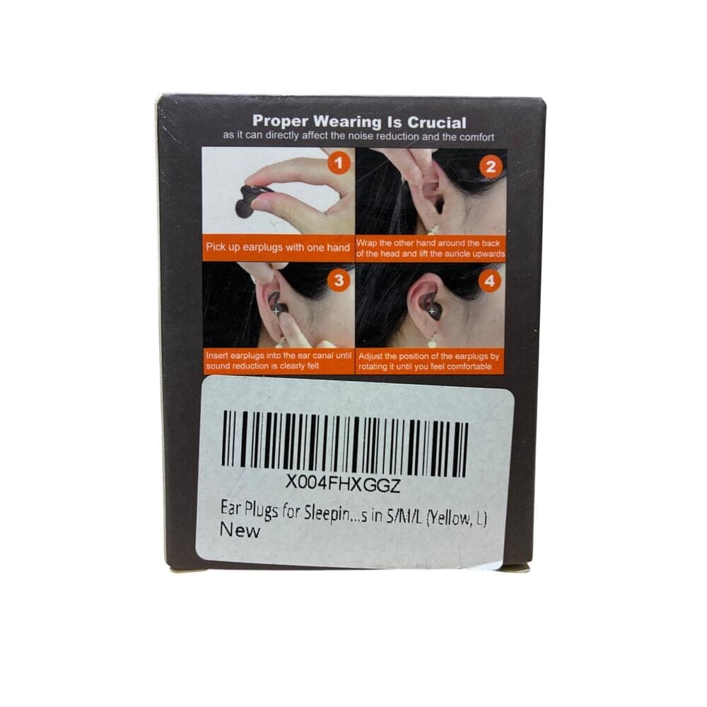 EarPlugs For Sleeping In S/M/L Yellow - Thumbnail 2