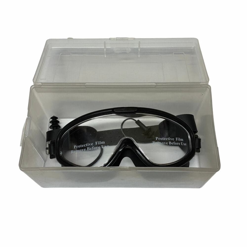 Kids Black goggles with Era Plugs - Thumbnail 4