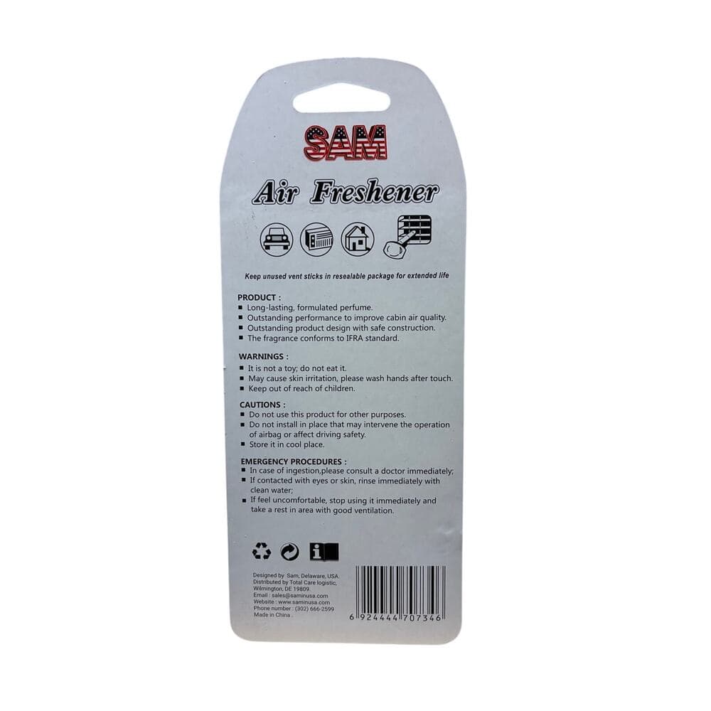 Sam Air Freshener Vent Stick New - Thumbnail 2