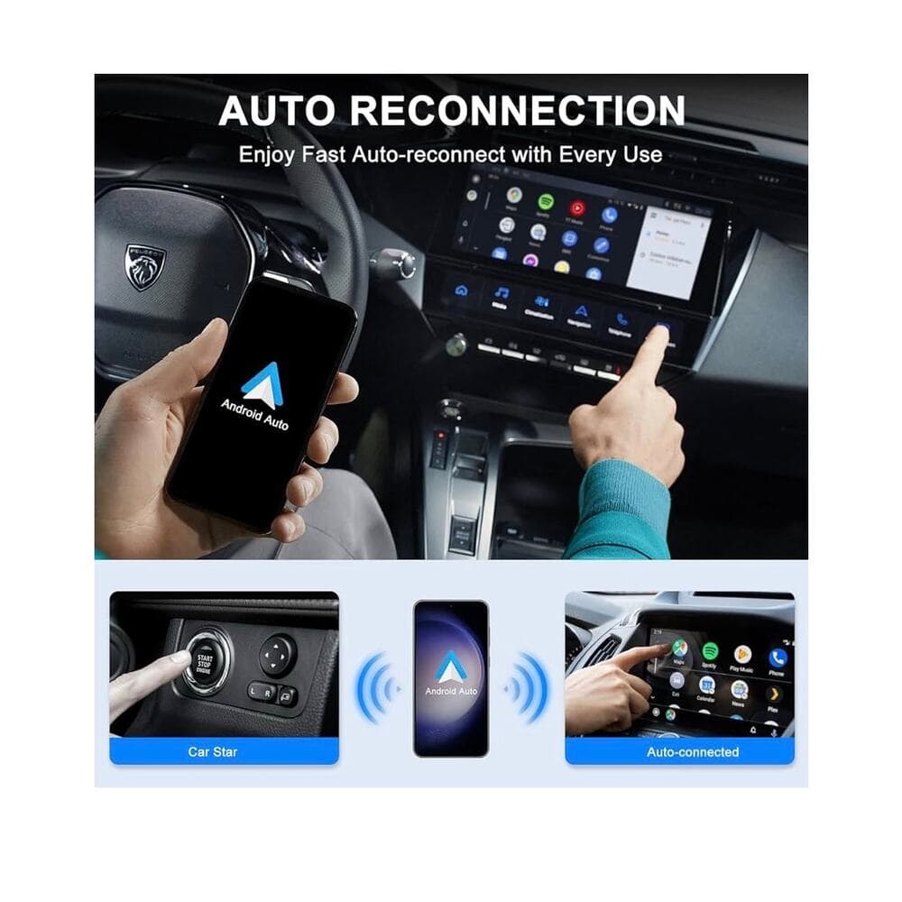 Android Auto Wireless Adapter for Wired Android Auto Cars - Thumbnail 4
