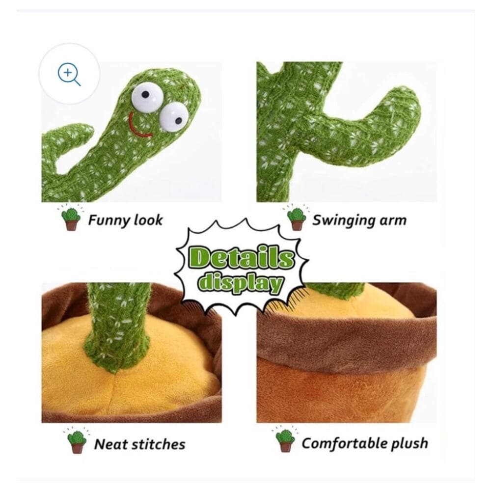 Dancing Cactus Plush Toy New - Thumbnail 4