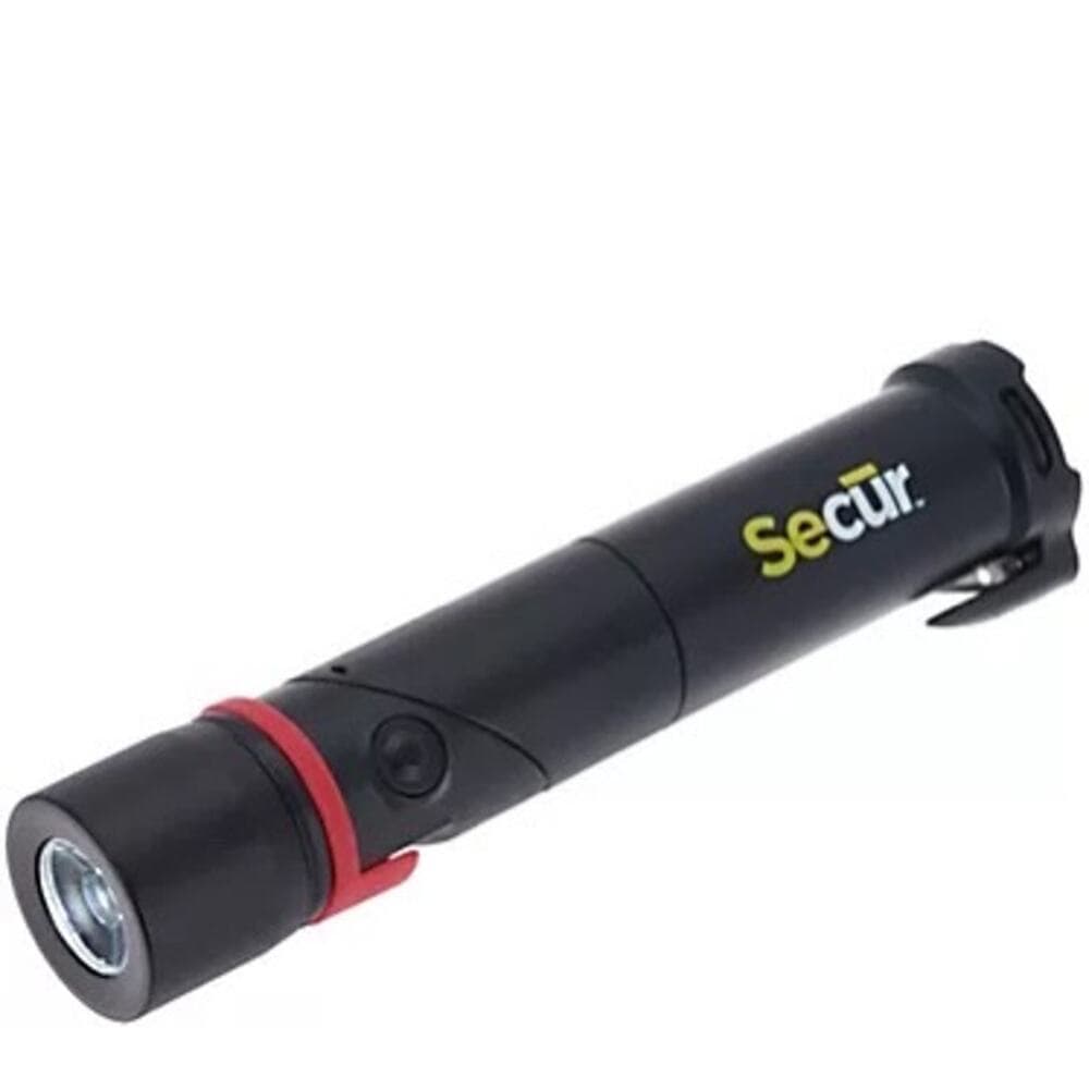 Secur 8-In-1 Car Charger Flashlight SP-4007R Red - Thumbnail 9