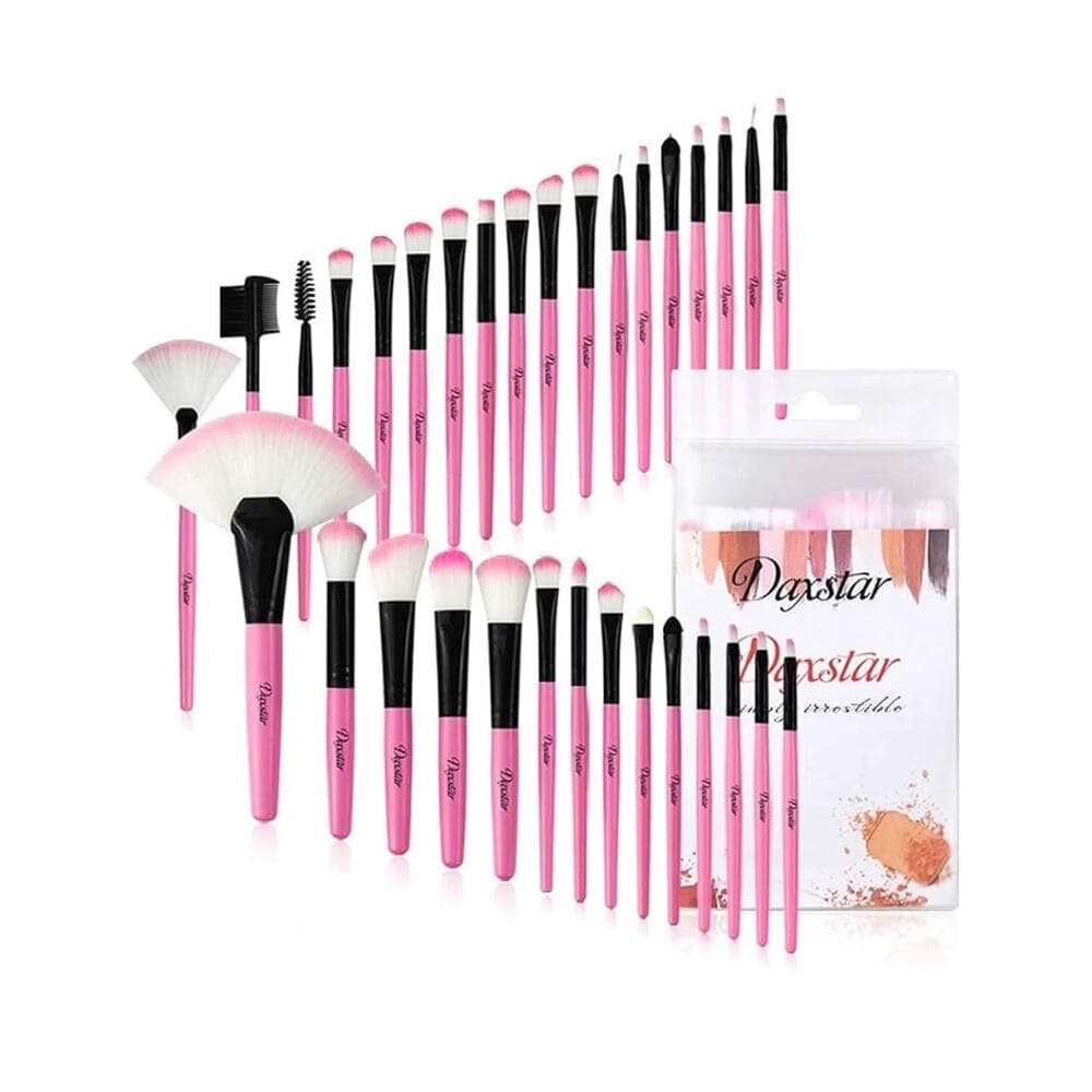 Makeup Brushes, Makeup Kit 32 PCS, Make up Brushes Set Pink for Makeup - Thumbnail 6
