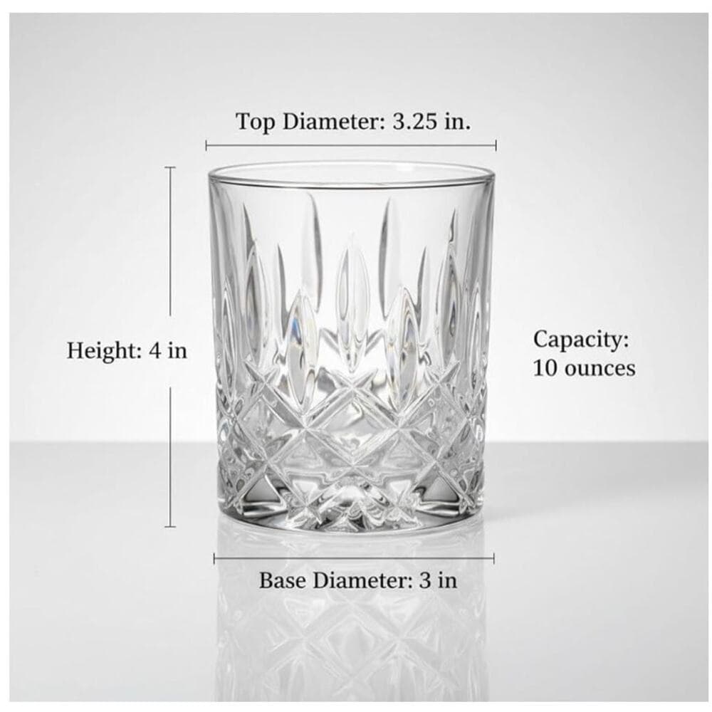 Men’s Bar at the Astor Crystal Old Fashioned Glasses, 2-Piece Set – Vintage - Thumbnail 3