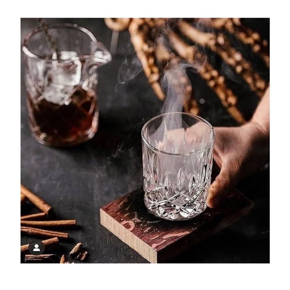 Men’s Bar at the Astor Crystal Old Fashioned Glasses, 2-Piece Set – Vintage - Thumbnail 7