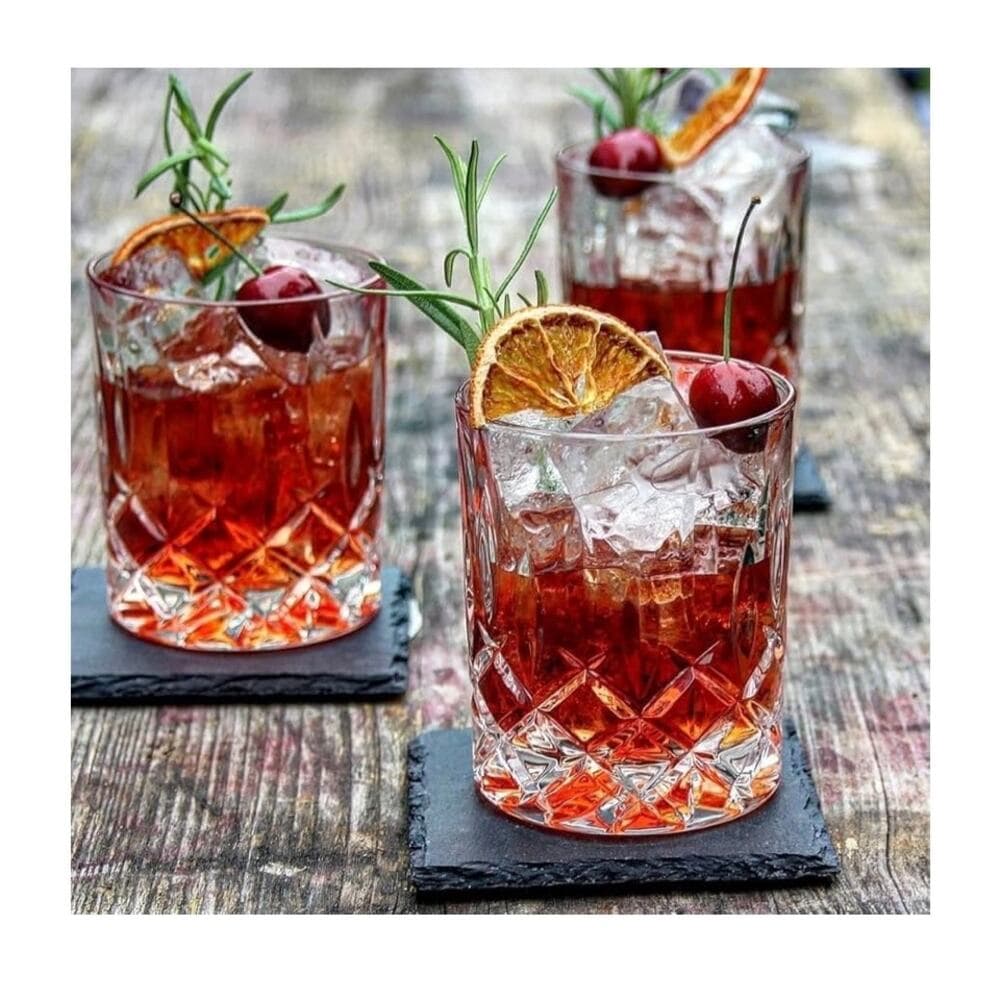 Men’s Bar at the Astor Crystal Old Fashioned Glasses, 2-Piece Set – Vintage - Thumbnail 8