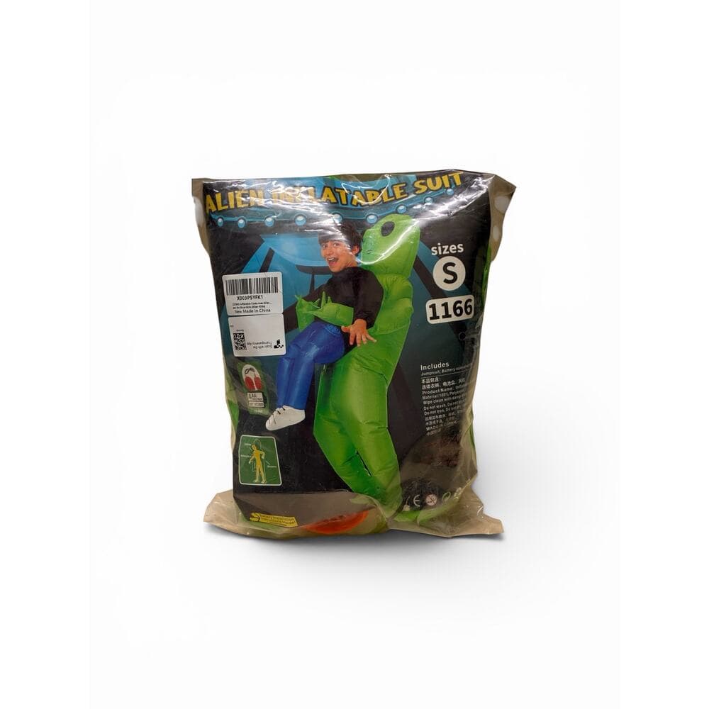 Alien Inflatable Pick Me Up Costume Adult Scary Blow Up Suit Halloween costume - Thumbnail 4