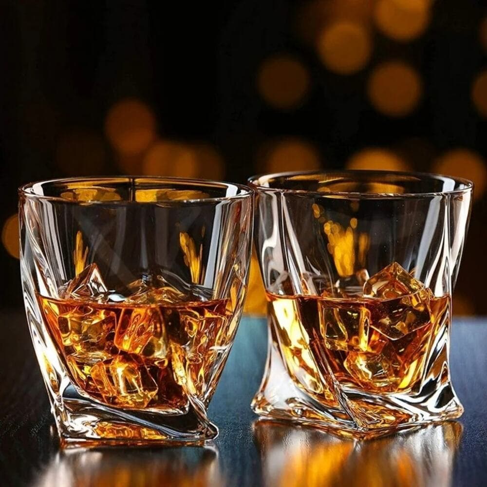 Whiskey Glass, Clean Glass Set, Dishwasher-Safe, Wine Gift, 2-Piece Set - Thumbnail 2