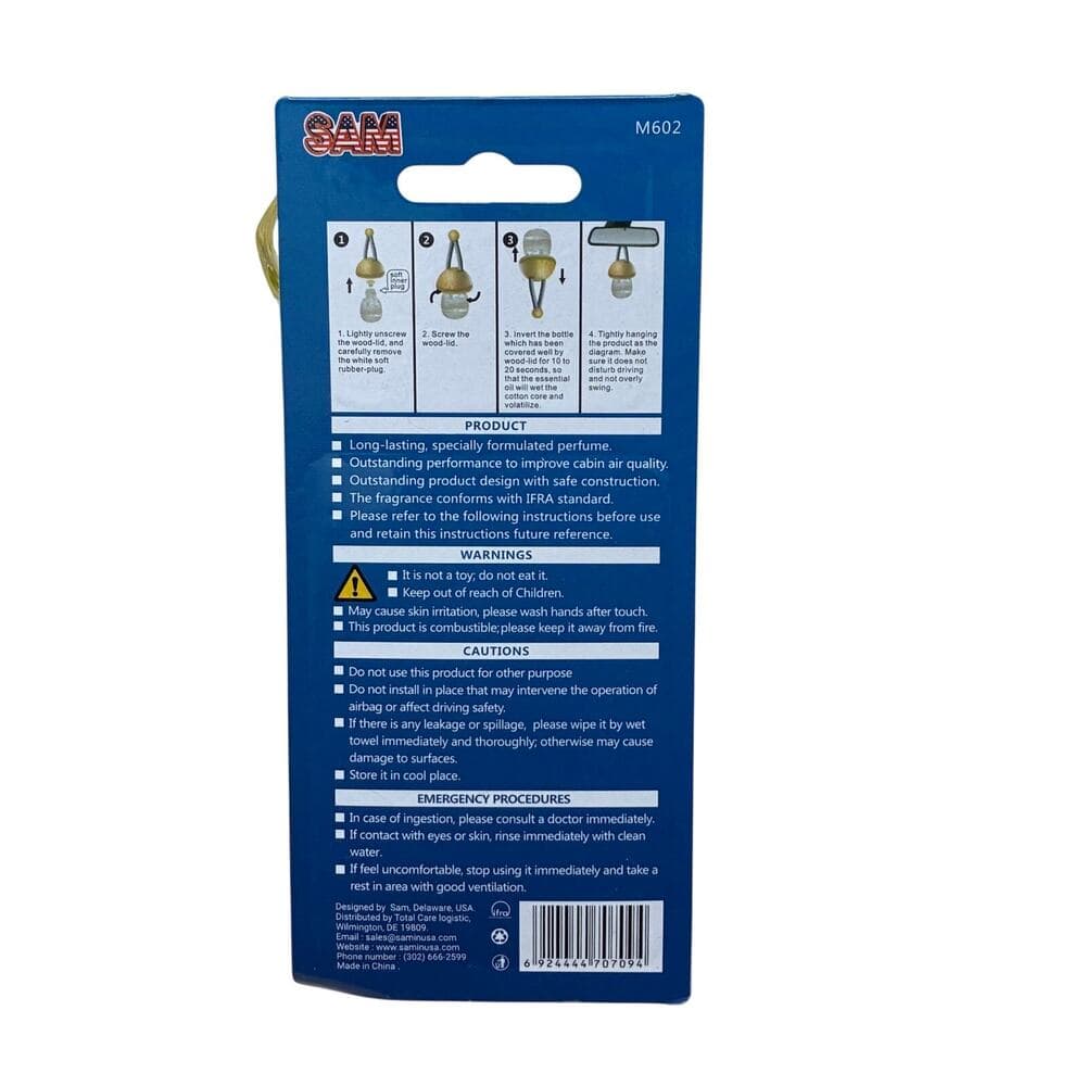 Sam Air Freshener New Car Odor Eliminator - Thumbnail 2