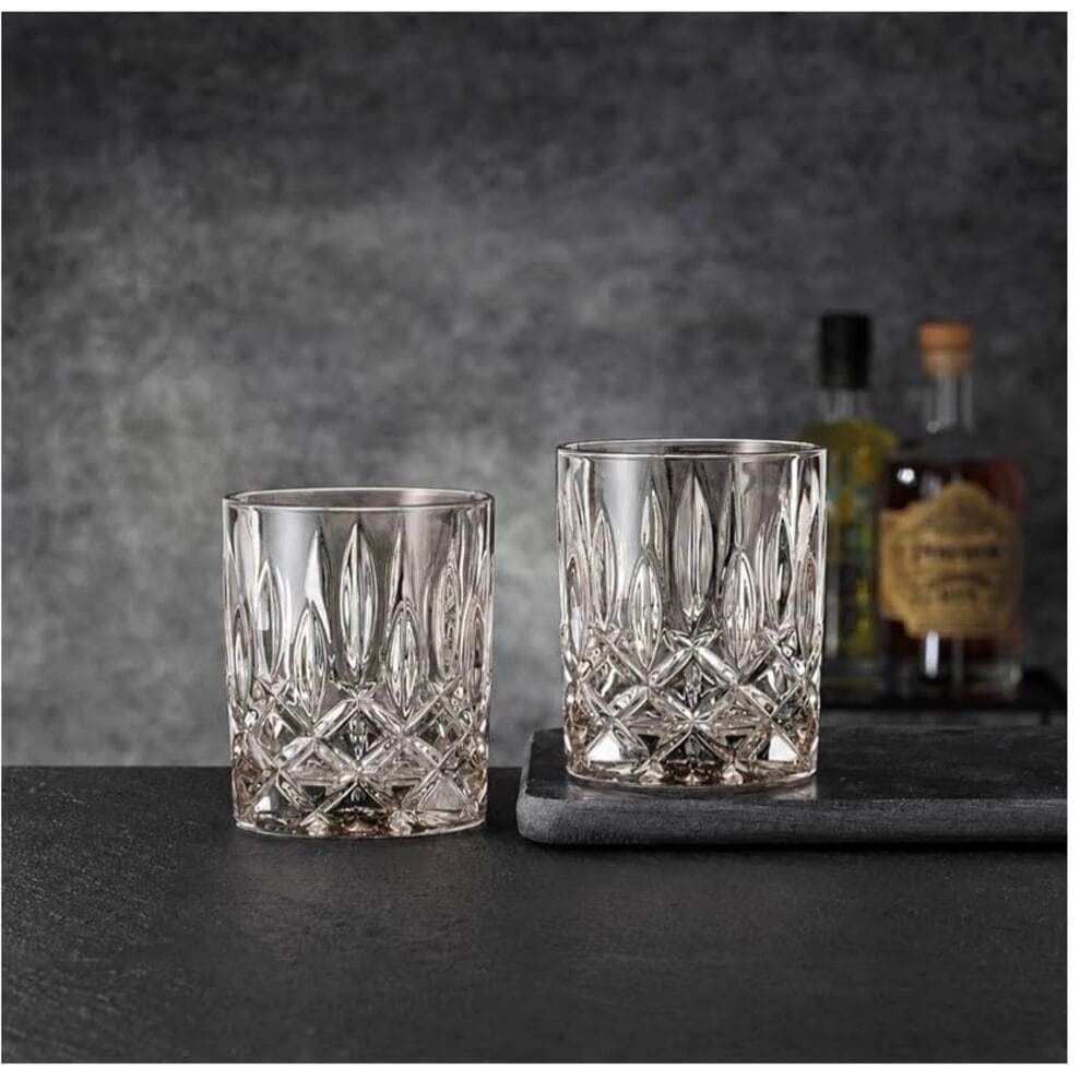 Men’s Bar at the Astor Crystal Old Fashioned Glasses, 2-Piece Set – Vintage - Thumbnail 5