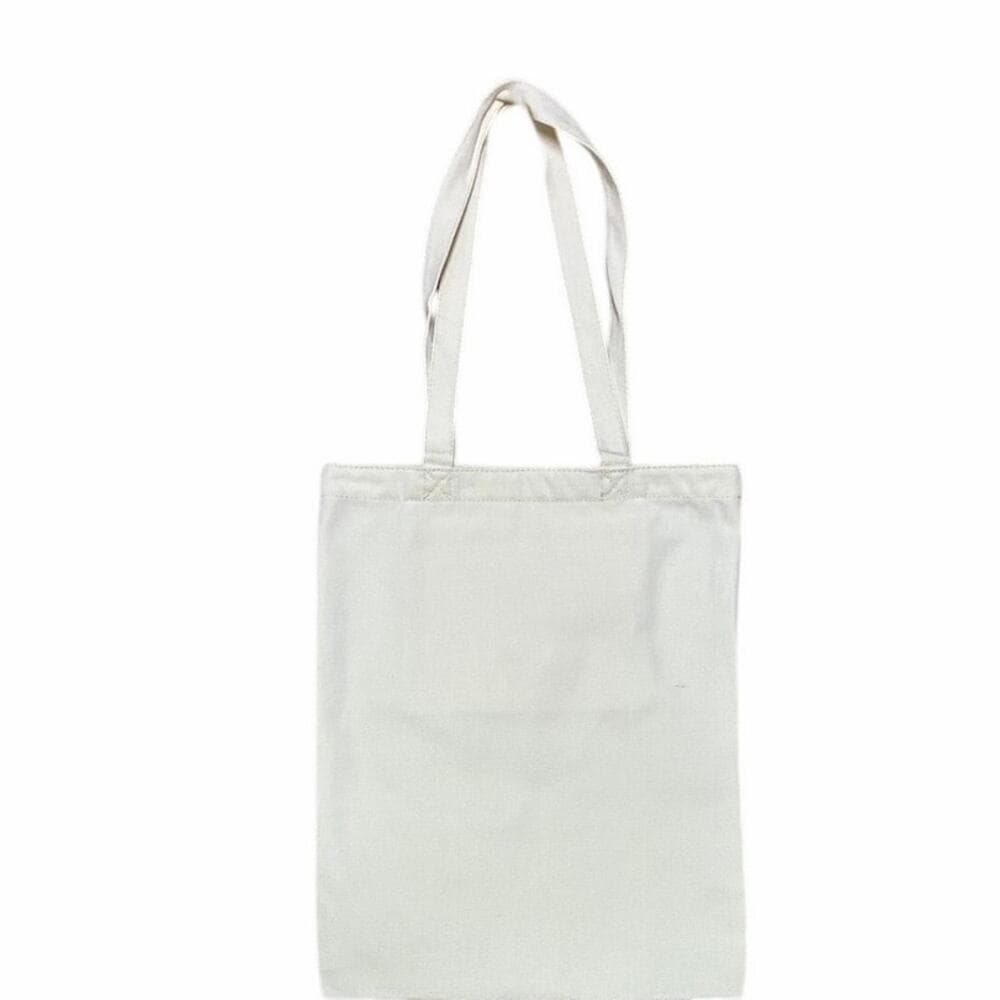 cotton tote bag featuring a colorful graphic